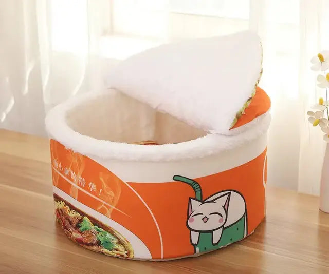 Instant Noodle Cat Bed