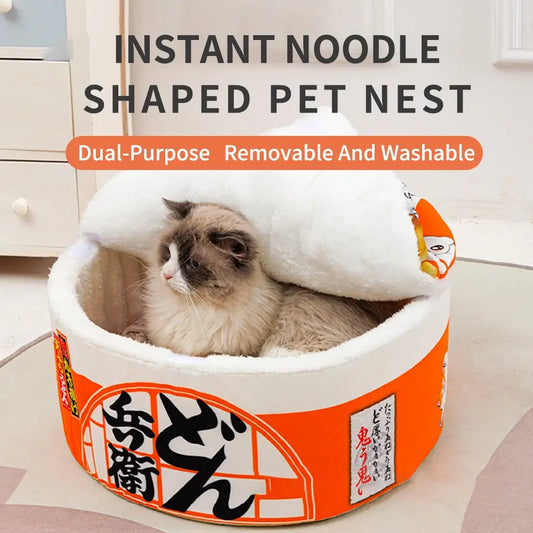 Instant Noodle Cat Bed